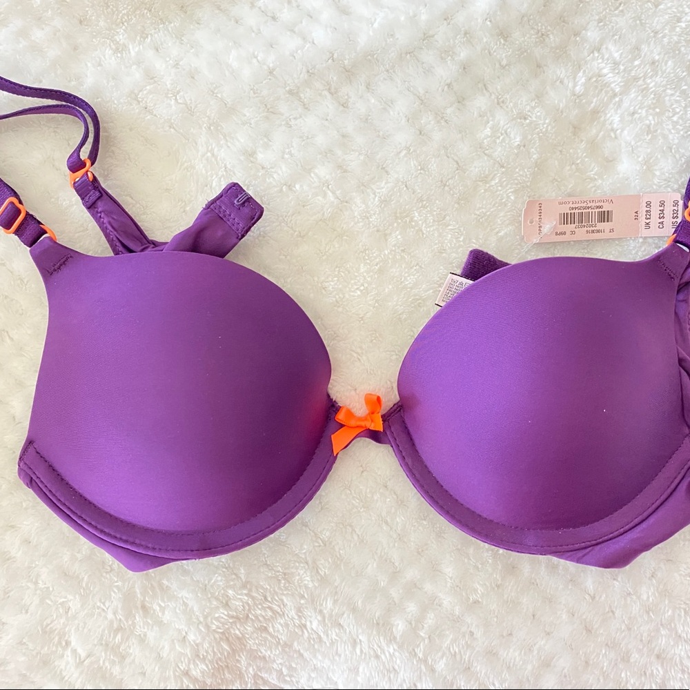 Brand New Victoria’s Secret Bra Purple 32A NWT